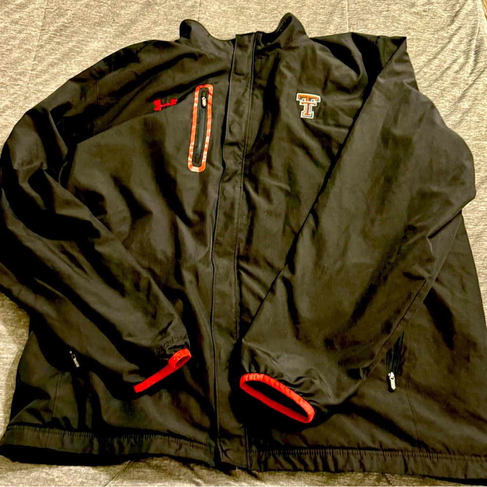 Underarmor fleece lined zip up jacket, TX TECH
